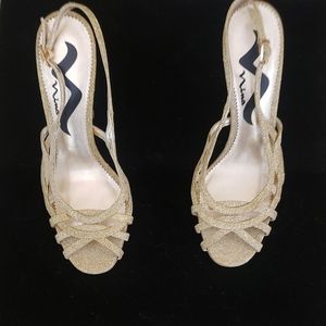 Mia Sling Back Gold heels